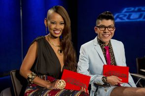 Anya Ayoung-Chee and Mondo Guerra in Project Runway (2004)