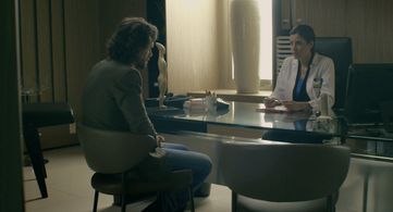 Bret Roberts and Tania Bambaci in The Perfect Husband (2014)