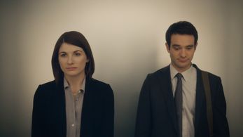 Charlie Cox and Jodie Whittaker in Hello Carter (2013)