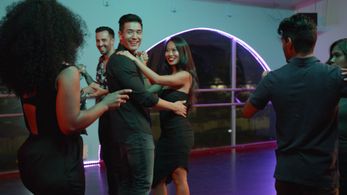 Kevin Kreider and Kelly Mi Li in Bling Empire (2021)