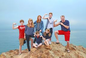 Flynn McHugh, Shea McHugh, Lia McHugh, Gavin McHugh, and Logan McHugh