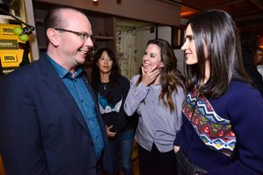 Jennifer Connelly, Col Needham, and Claudia Llosa at an event for The IMDb Studio at Sundance (2015)
