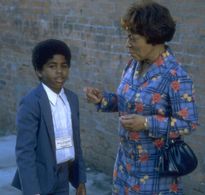 Herman with his grandmother