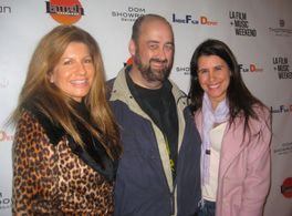 ErinRose Widner, Joelle Arqueros and Todd Lampe at LA Film + Music Weekend for screening of The Way He Makes Them Feel: 