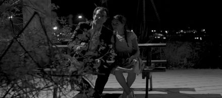 Mikhail Basmadjian and Ileana Cutajar in Nighttime at the Station (2018)