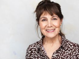 Lynne with floppy hair