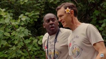 Ken and Larry on Magnum P.I. 