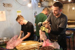 Tyler Oakley and Korey Kuhl in The Amazing Race (2001)