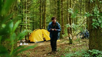 Ryan Spong and Claire Lowrie in Return of the Beast from Outer Space (2021)