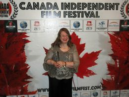 Janet Hetherington awarded Best Feature Screenplay for BLACK GOOSE at the Canada Independent Film Festival, Feb. 16, 201