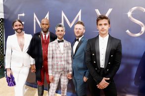 Karamo Brown, Antoni Porowski, Jonathan Van Ness, Tan France, and Bobby Berk at an event for The 70th Primetime Emmy Awa