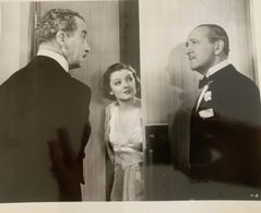 Myrna Loy, Albert Conti, and Reginald Mason in Topaze (1933)