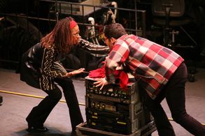 Tracie Thoms and Adam Kantor in Rent: Filmed Live on Broadway (2008)