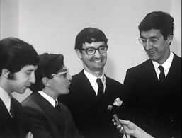 André Dubois, Serge Grenier, Marc Laurendeau, Marcel Saint-Germain, and Les Cyniques in Aujourd'hui (1962)