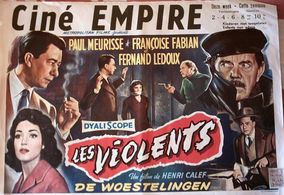 Béatrice Altariba, Françoise Fabian, Fernand Ledoux, and Paul Meurisse in Les violents (1957)