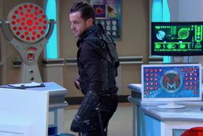 John Griffin as WiFi in production still from 