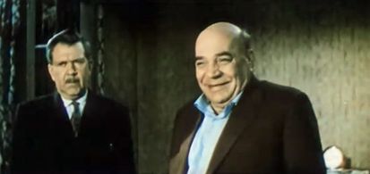 Aleksey Gribov and Pyotr Konstantinov in Rogatyy bastion (1965)