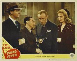 William Gargan, Kay Kyser, and Marilyn Maxwell in Swing Fever (1943)