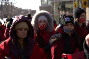 Georgina Lightning and Isabel Deroy-Olson in Three Pines (2022)