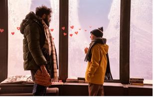 Matilda Lawler and Himesh Patel in Station Eleven (2021)