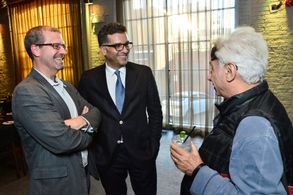 Henri Béhar, Danis Tanovic, and Keith Simanton