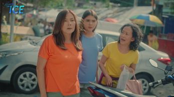 Amy Austria, Antonette Garcia, and Ashley Ortega in Hearts on Ice (2023)