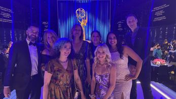 Melanie Bencosme, Mary Robertson, Pierre Takal, Geoff O'Brien, Liz Hodes, Samantha Stark, and Liz Day