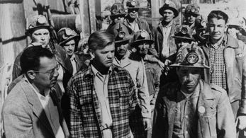 Juan Chacón, Clinton Jencks, Joe T. Morales, and Ernest Velasquez in Salt of the Earth (1954)