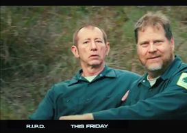 Bill Thorpe with Gregg Trzaskowski in the trailer for 