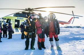Exposure - Director Holly Morris (right) and her cinematographers Kathryn Barrows and Ingeborg Jakobsen