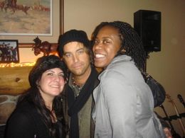 actor/producer Bryan David with Industry friends after international film screening