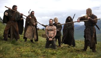 Mads Mikkelsen and Maarten Stevenson in Valhalla Rising (2009)