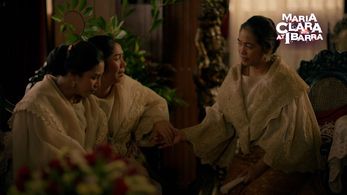 Jeniffer Maravilla, Ira Ruzz, and Karenina Haniel in Maria Clara and Ibarra (2022)