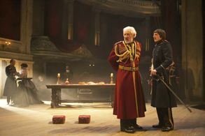 The King of France with Ian McKellen as King Lear