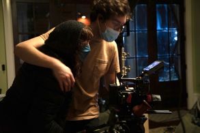 Kd Amond Director of Photography Seth Dunlap on set of The Unraveling