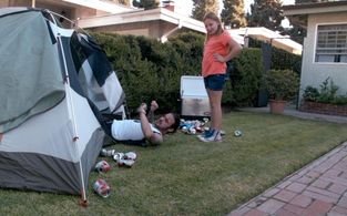 Jordan Christopher Michael and Camille Schurer in The Heat of the Beat