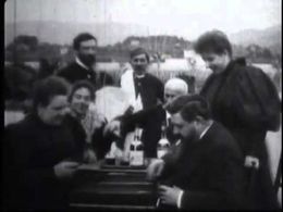 Mrs. Auguste Lumiere, Antoine Féraud, Rose Lumière, Charles Albert Winckler, Juliette Winckler, Pierre Bellingard, and L