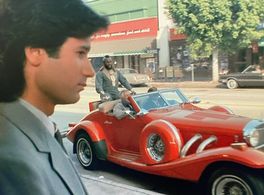 Still of George Peppard, Dirk Benedict, Mr. T and Tony Ciccone in Beverly Hills Assault and The A-Team