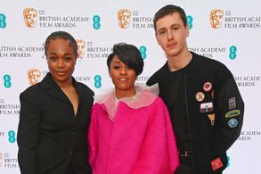Bukky Bakray, Ariana DeBose, and Harris Dickinson