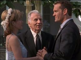 Harold Bergman, Mary-Margaret Humes, and John Wesley Shipp in Dawson's Creek (1998)