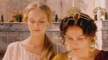 Magdalena Mielcarz and Danuta Stenka in Quo vadis (2001)