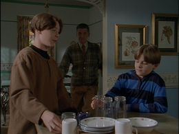 Jan Filips, Kevin Zegers, and Jonathan Schwartz in Goosebumps (1995)