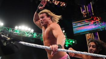 Mansoor Al-Shehail and Nic Nemeth in WWE Super Show-Down (2020)