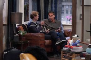 Peter Graham & Eric McCormack in Bi-Plane (Will & Grace)