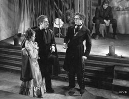 Bela Lugosi, Leon Ames, Sidney Fox, and Noble Johnson in Murders in the Rue Morgue (1932)