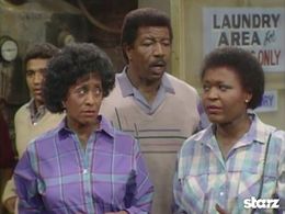 Marla Gibbs, Alaina Reed-Hall, and Hal Williams in 227 (1985)