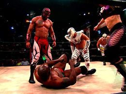 Fenix and Rycklon Stephens in Lucha Underground (2014)