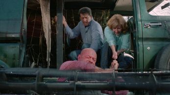 Victoria Scott, Robert North, and Jeremy Whelan in Blades (1989)