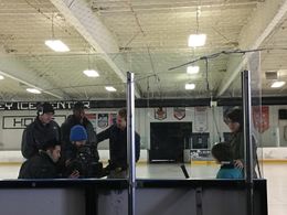 Isaiah on set of NBC Sports Promo: SportsEngine