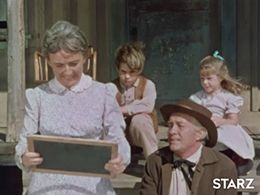 Strother Martin, Pamelyn Ferdin, and Amzie Strickland in Death Valley Days (1952)